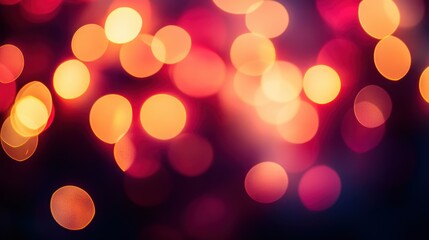 The Colorful Bokeh Light Display