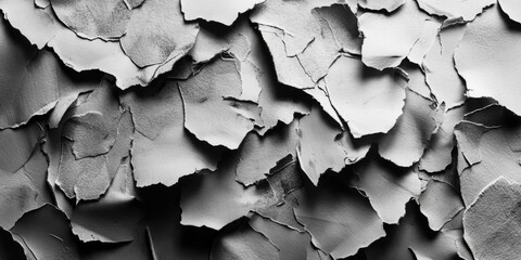 A close-up shot of peeling paint on a wall