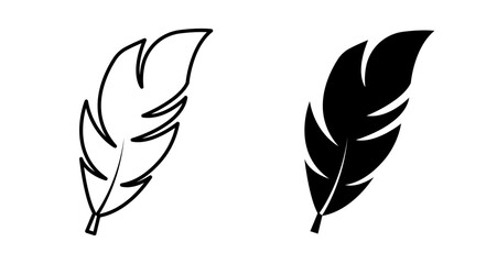 Feather Icons set in solid and thin line style