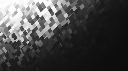 Modern Grayscale Pixelated Gradient Texture for Tech and Corporate Design