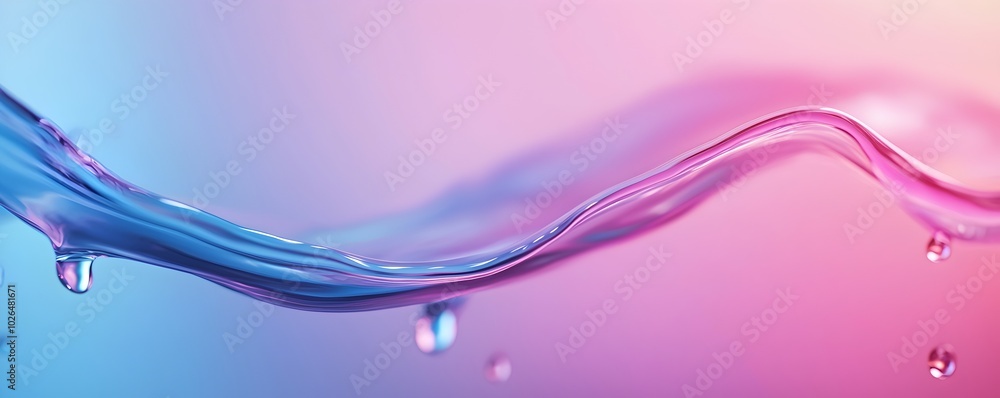 Poster iridescent water droplets splashing in abstract motion - captivating studio photography of reflectiv