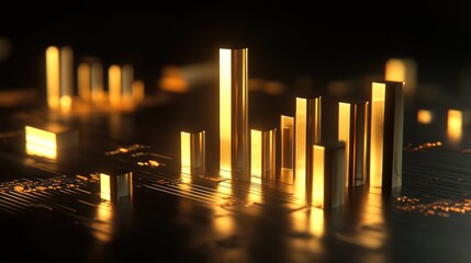 Golden Data Visualization with Modern Technology Elements