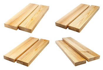 Set of 2x4 wood boards png