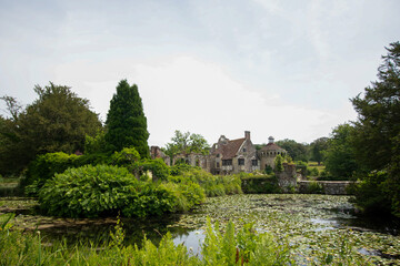 old stately home in the uk with well kept grounds and gardens