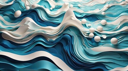 Fototapeta premium A tranquil beach scene featuring a volleyball net set up on a sandy shore,