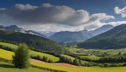 Naklejka premium Valle