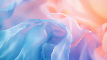 Obraz premium The Elegant Flowing Fabric