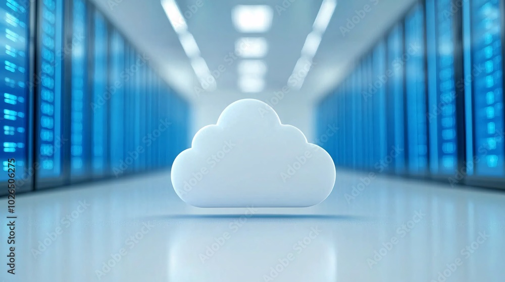 Poster advanced cloud infrastructure with high-speed broadband - scalable virtual machines rapid disaster r