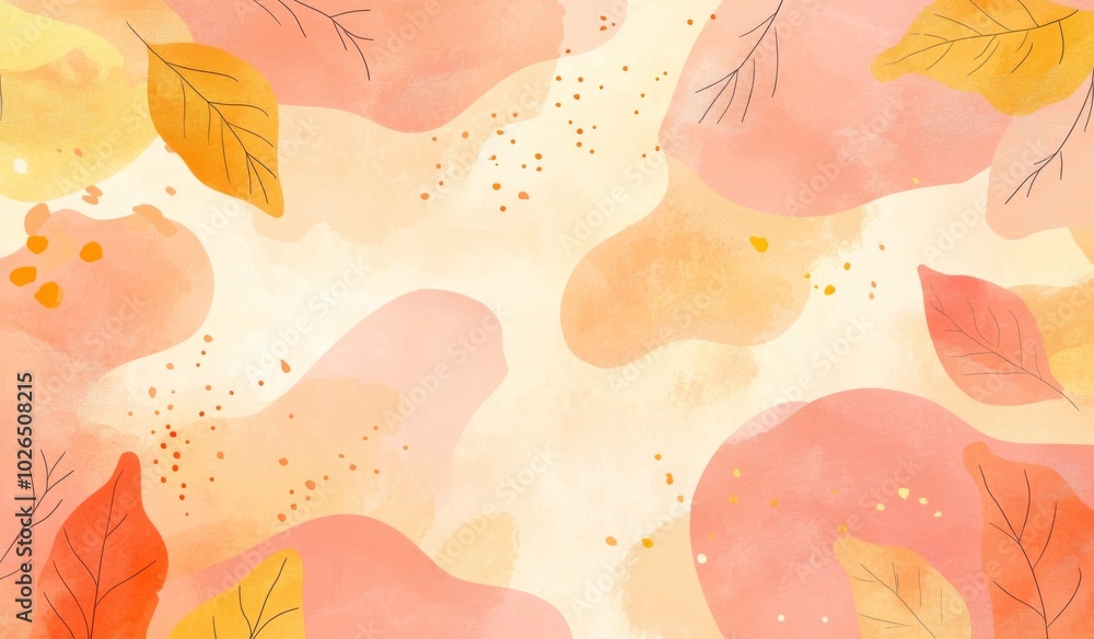 Poster warm yellow and orange gradient background featuring wavy curve pattern for a vibrant and energetic 