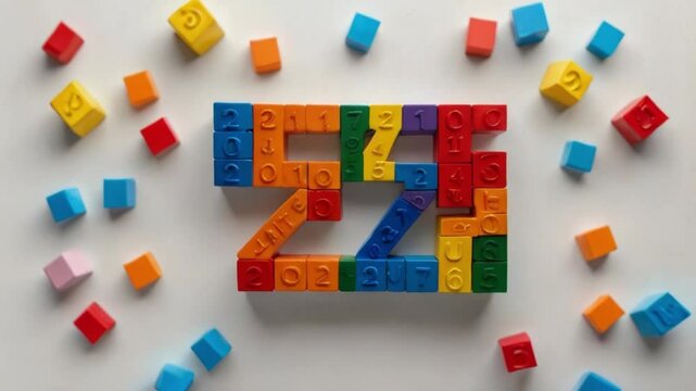blocks spell out word