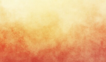 A smooth gradient background from orange to yellow, with a grainy texture that resembles watercolor paper. 