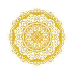 Mandala art Islamic ornament golden luxury design