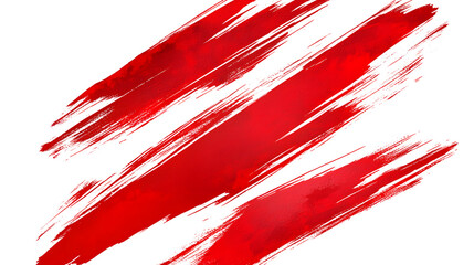 three red slash marks or slash stripes isolated on transparent background PNG