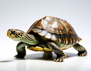 AI generated turtle on a white background