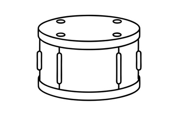 drum isolated on white background