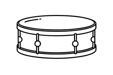 drum isolated on white