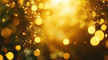 The Golden Sparkle Background