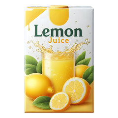 Lemonade juice box png Lemon juice pack png fresh fruits juice packet png Lemon juice bag png transparent background photo