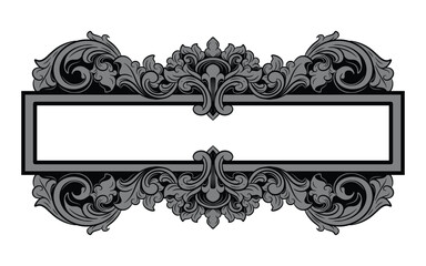 frame with style art engraved luxury