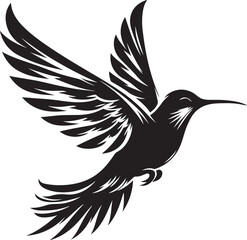 Fototapeta premium black and white bird