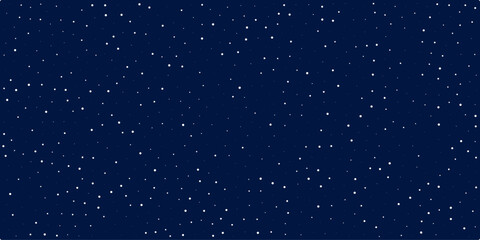 Christmas night sky, galaxy with tiny dots, stars pattern, starry sparkles background. Hand drawn falling snow, dot snowflakes 2025 New year banner, specks, splash, spray winter snowfall texture.