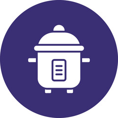 Rice Cooker Icon Design