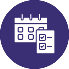 Fototapeta premium Planner Icon Design