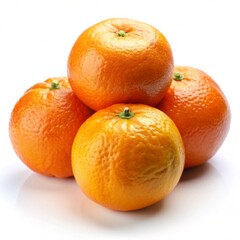 Orange on a crate or a white isolated background
