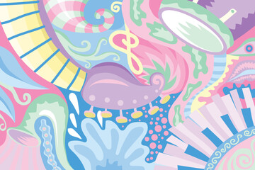 Vector Music Background 3