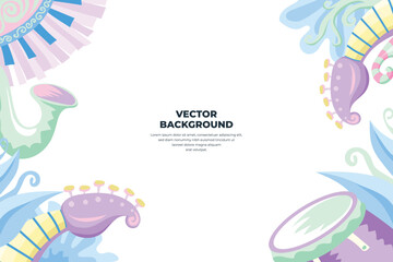 Vector Music Background 3