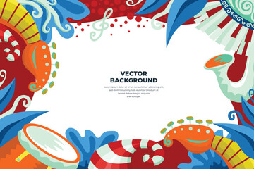 Vector Music Background 4