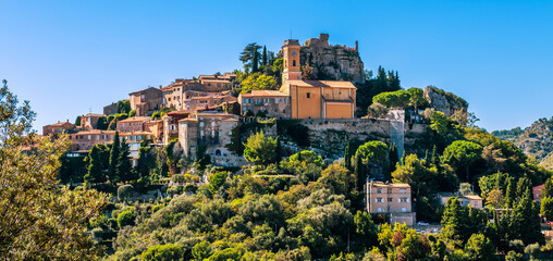 Medieval village of &Egrave;ze, in the Alpes Maritimes, in Provence, France