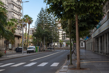 cityscape. Street of Las Palmas de Gran Canaria Center. Gran Canaria. Canary islands. Spain