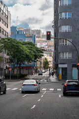 cityscape. Street of Las Palmas de Gran Canaria Center. Gran Canaria. Canary islands. Spain