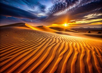 Naklejka premium Captivating Desert Sand Texture - Natural Background for Portrait Photography