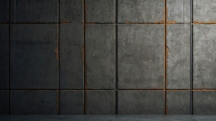 Concrete Wall, Stone, Texture, Texture, Cement, Gray, Gloomy, Industrial