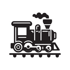 Vector Train Silhouettes – Perfect for Logos, Icons, and Illustrations