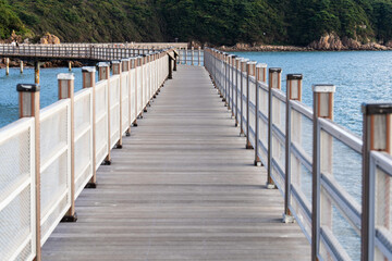 footbridge at the seaside