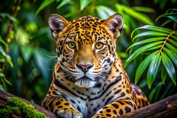 Obraz premium Stunning Jaguar Video Showcasing Majestic Wildlife in Natural Habitat, Capturing the Beauty and Power of Nature's Big