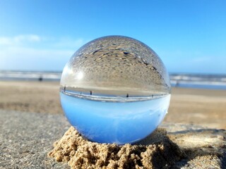 ball on the sand