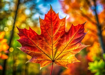 Obraz premium Stunning Maple Leaf Free Image for Nature Lovers and Seasonal Decor - Perfect for Backgrounds and Creative Projects