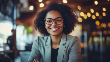 Smiling crestive business woman.