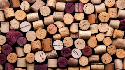 The Intriguing Story Behind Assorted Wine Corks: A Close-Up Exploration    