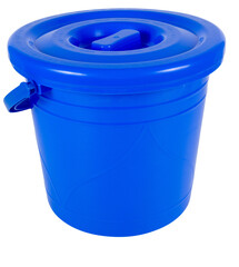 High-Quality Blue Plastic Bucket for Household Tasks,Portable Blue Bucket,