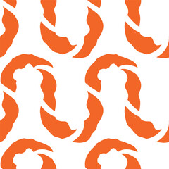 Seamless abstract pattern with squiggles and scribbles. Weaved curved lines. Chaotic ink scribbles decorative texture. Messy doodles, wavy and curly lines.