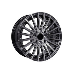 Modern rim car isolated on transparent background