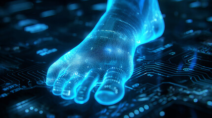 Digital Footprint on Circuit Board: Technology and Data