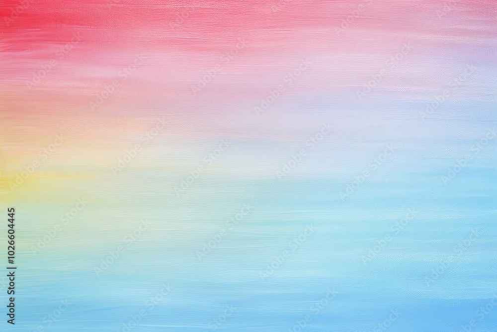 Poster soft pastel background with minimalistic graphics and subtle text in pale blue or gray tones