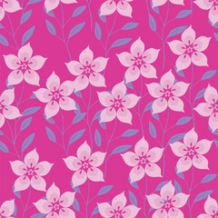 Abstract elegance pattern with floral background.