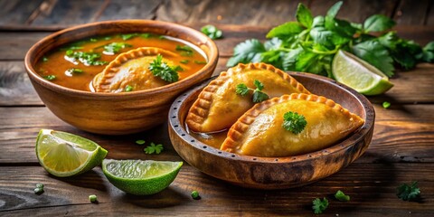 Delicious Birria Empanadas with Consomme - Authentic Mexican Cuisine for Food Lovers